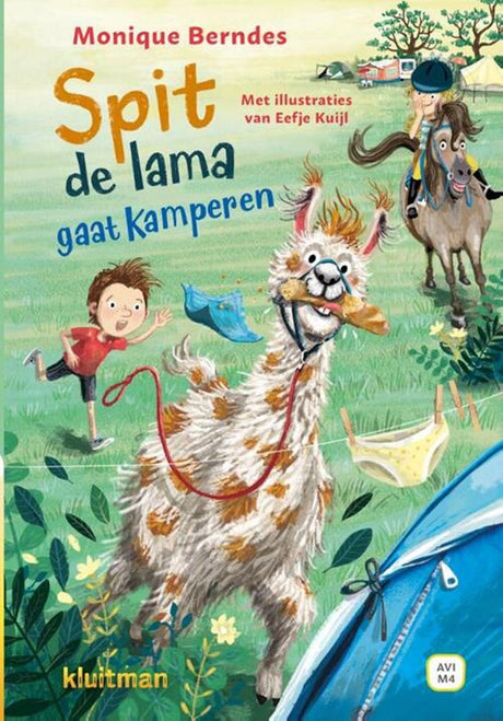 Avi-m4: Spucke das Lama geht campen.