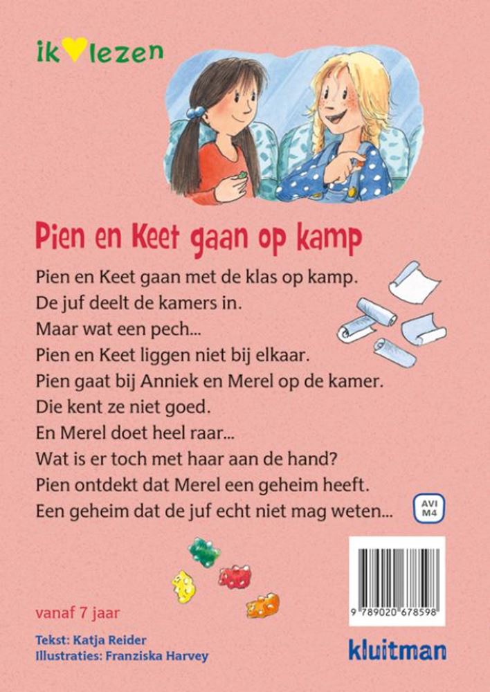 Kluitman Pien und Keet -Verlag gehen in Camp Avi M4