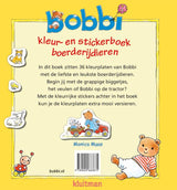 Herausgeber Kluitman Bobbi Farb- und Aufkleberbuchbuchstiere