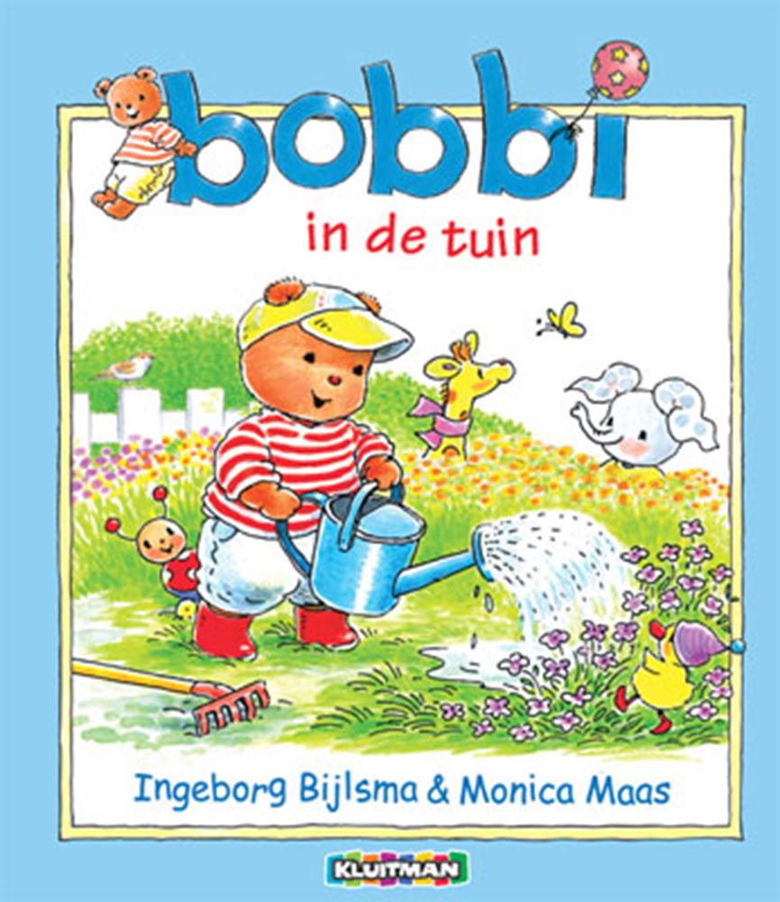 Verleger Kluitman Bobbi im Garten