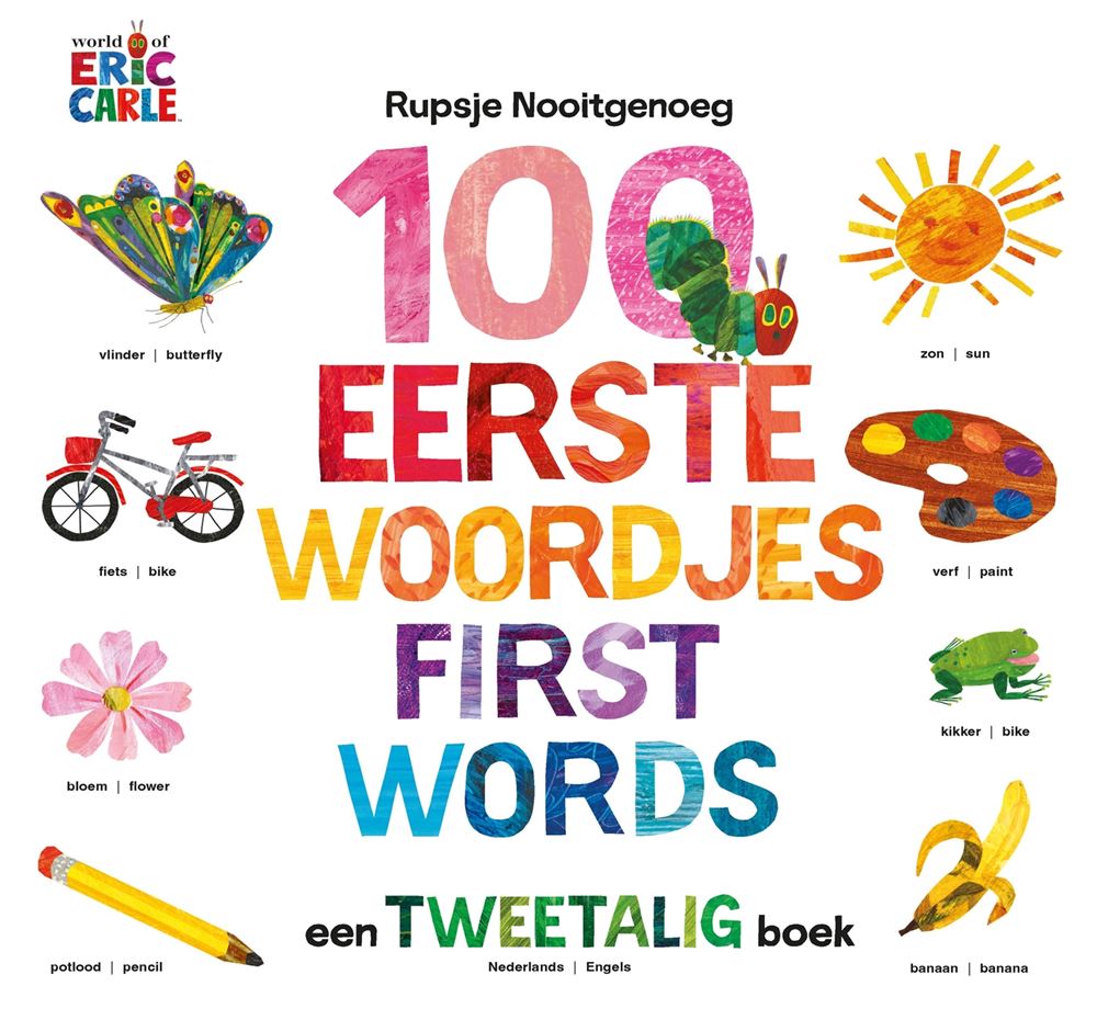 Gottmer Raupe Neverenough 100 erste Wörter – Englisch – nl