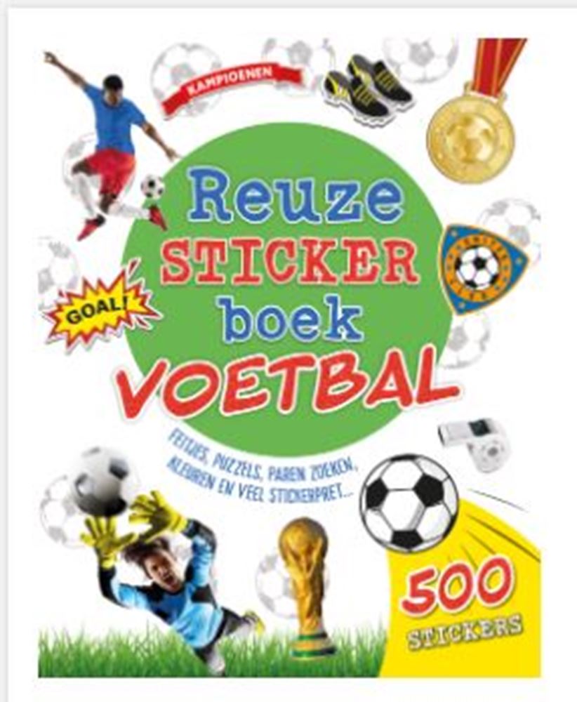Riesiges Stickerbuch „Fußball“ des Rebo-Verlags