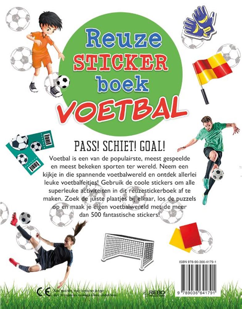 Riesiges Stickerbuch „Fußball“ des Rebo-Verlags