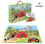 Buch und Puzzle von Rebo Publishers – Bauernhoffreunde – 30-tlg.