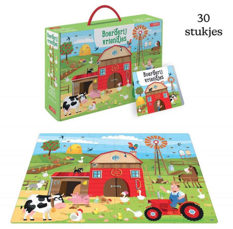 Buch und Puzzle von Rebo Publishers – Bauernhoffreunde – 30-tlg.