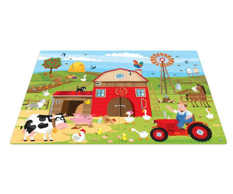 Buch und Puzzle von Rebo Publishers – Bauernhoffreunde – 30-tlg.