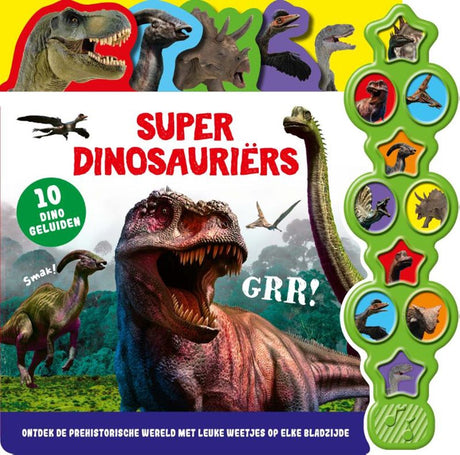 Rebo-Verlag: Soundbuch „Super-Dinosaurier“.