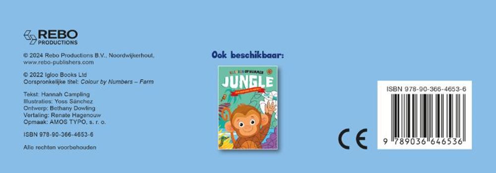 Rebo Publishers Farm – Farbe nach Zahlen