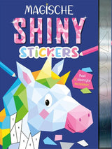 Cooles, glänzendes Stickerbuch mit magischen Kreaturen, 12 Mosaike