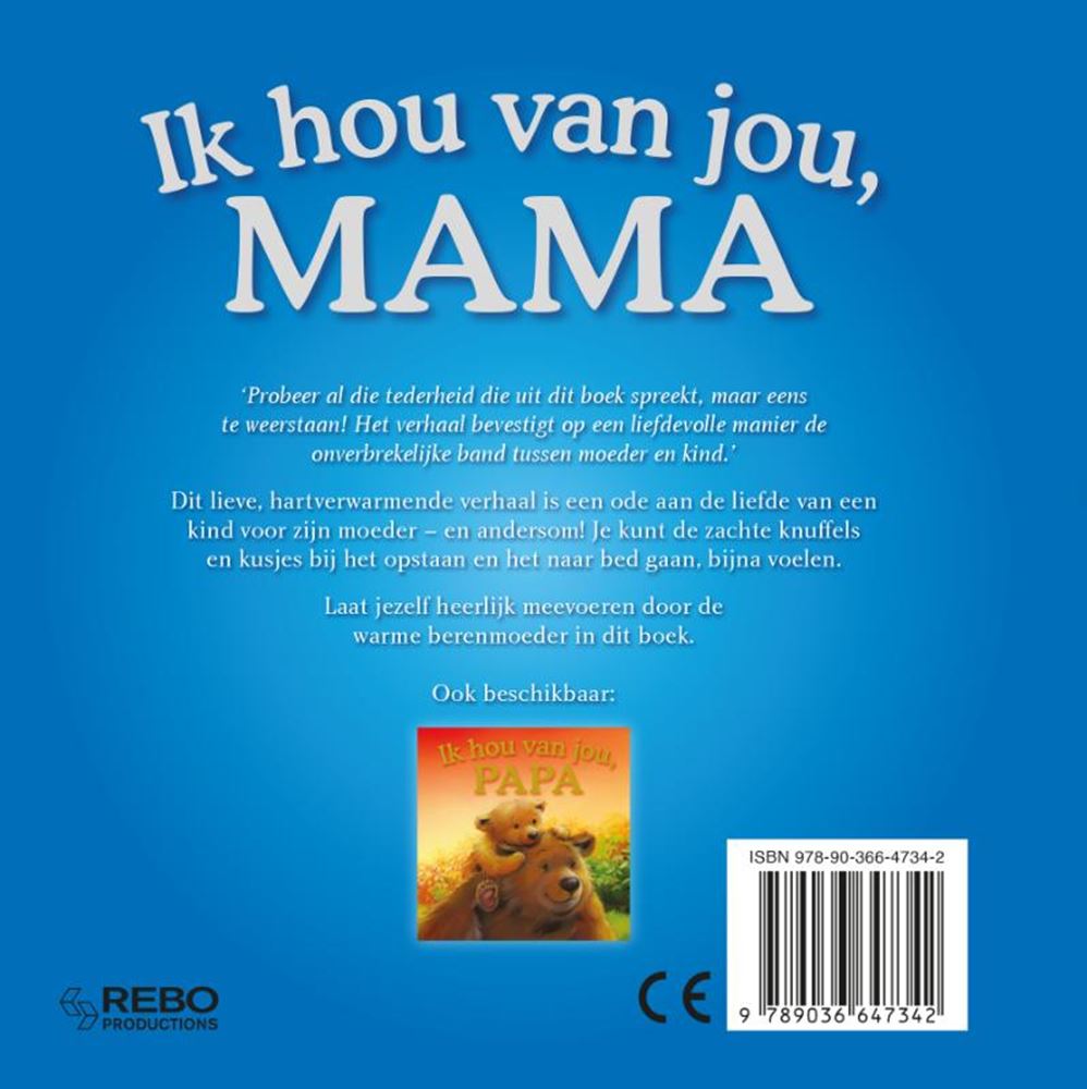 Rebo-Verleger „Ich liebe dich, Mama“ – Pappbuch