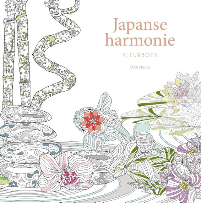 Kleurboek: japanse harmonie volwassene