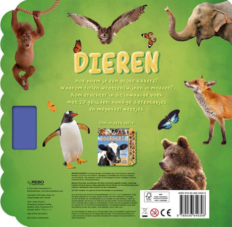 Tiere – Buch mit 20 Geräuschen. 0+
