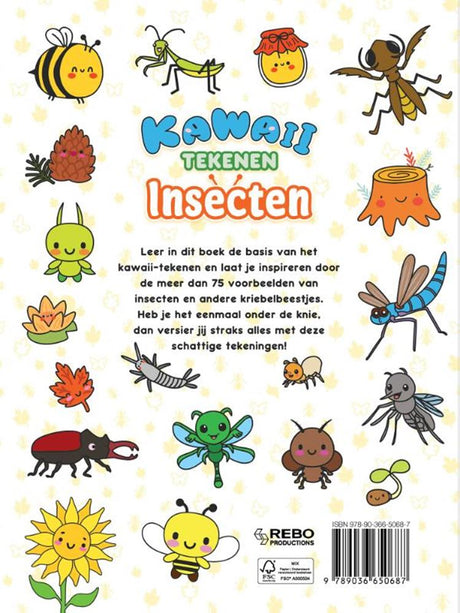 Rebo publishers kawaii tekenen insecten 6+