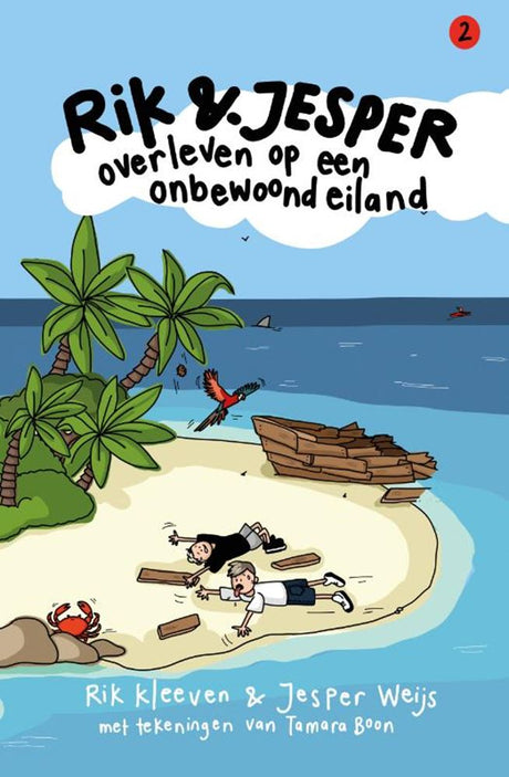 Rik und Jesper überleben auf einem unbewohnten Land