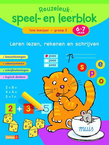 Deltas toller Spiel- und Lernblock zum Lesen, Rechnen und Schreiben