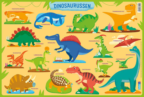 Deltas pädagogische Untersetzer Vorschule – Dinosaurier