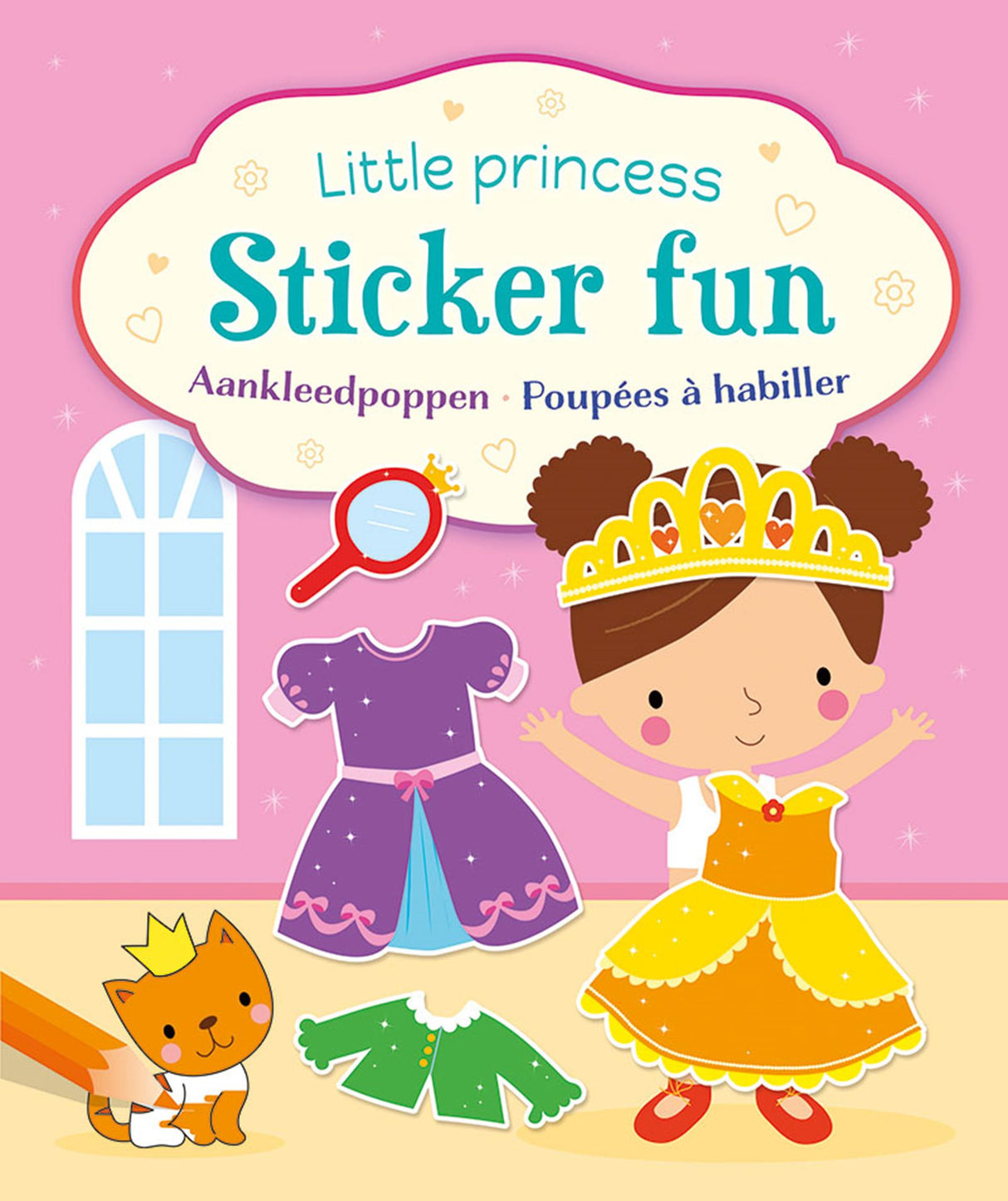 Deltas kleiner Prinzessinnen-Sticker-Spaß – Anziehpuppen-Stickerbuch