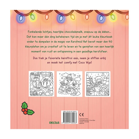 Deltas gemütliches Weihnachten, süßes, gemütliches Malbuch, Coco Wyo