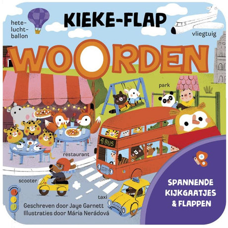 Flapjesboek: Peek-a-Flap-Wörter 2+