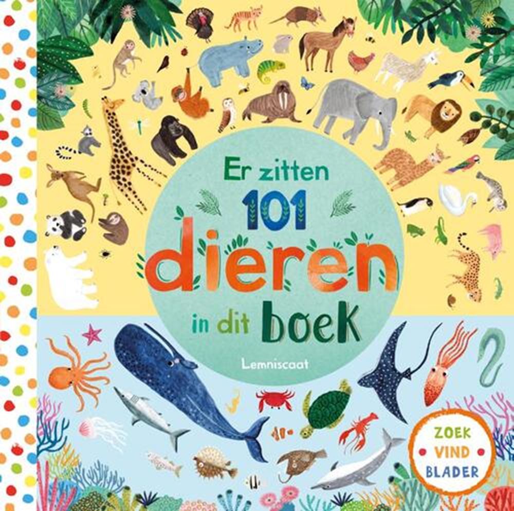 Im zentralen Buchhaus gibt es 101 Tiere in diesem Buch. 3+