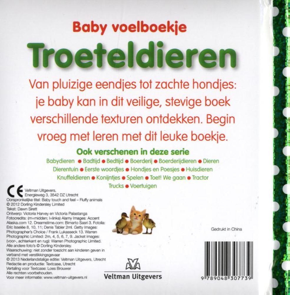 Zentrales Buchhaus für Babys, taktiles Buch, Haustiere