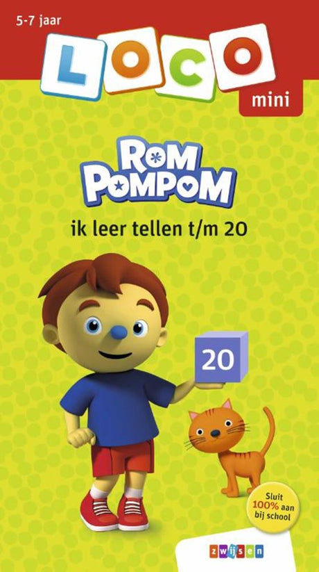 Loco Mini-Strampler mit Pompon. Ich lerne, bis m zu zählen