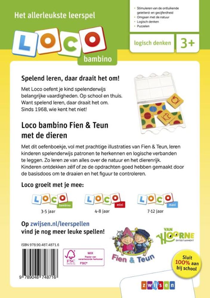 Lok-Übungsheft zum Spielen mit den Tieren