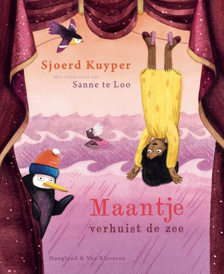 Maantje verhuist de zee. zilveren griffe