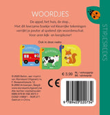Standard-Herausgebertafelbuch mit gepunkteten Wortreihen