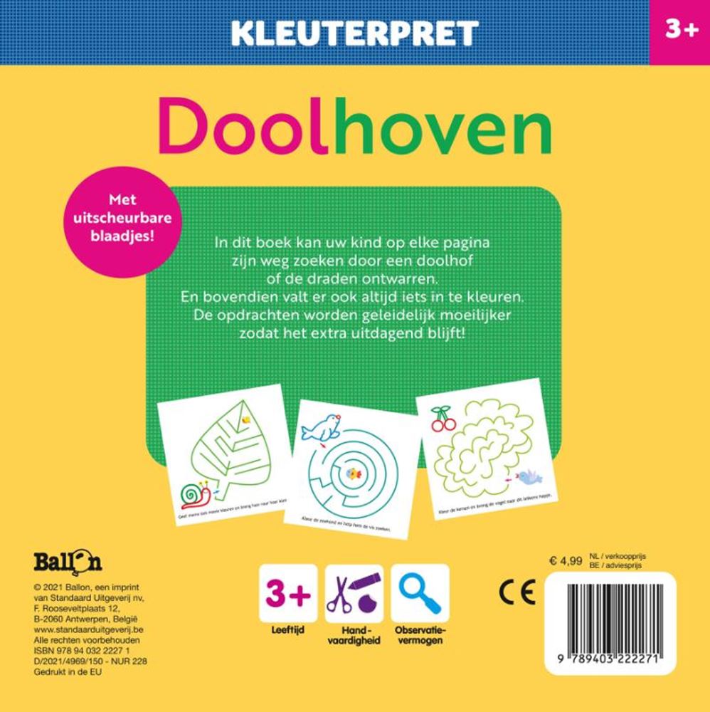 Standard-Verlagsspaß für Kleinkinder, Labyrinthe. 3+