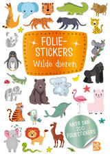 Standard-Publisher-Glitzerfolienaufkleber – wilde Tiere