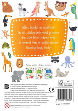 Standard-Publisher-Glitzerfolienaufkleber – wilde Tiere
