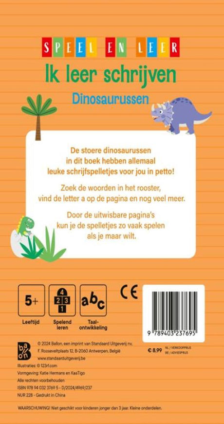 Ich lerne Dinosaurier zu schreiben ab 5