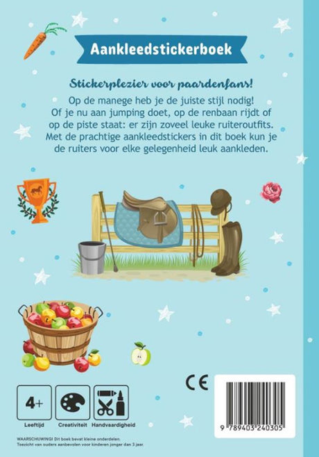 Standard-Publisher-Mini-Anzieh-Stickerbuch – Pferde