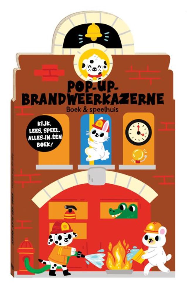 Pop-up-Feuerwachenbuch und Spielhaus