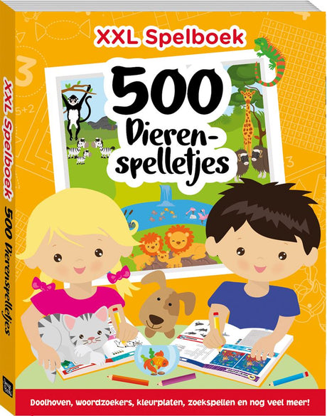 Xxl spelboek - 500 dierenspelletjes 6+ | 2 stuks