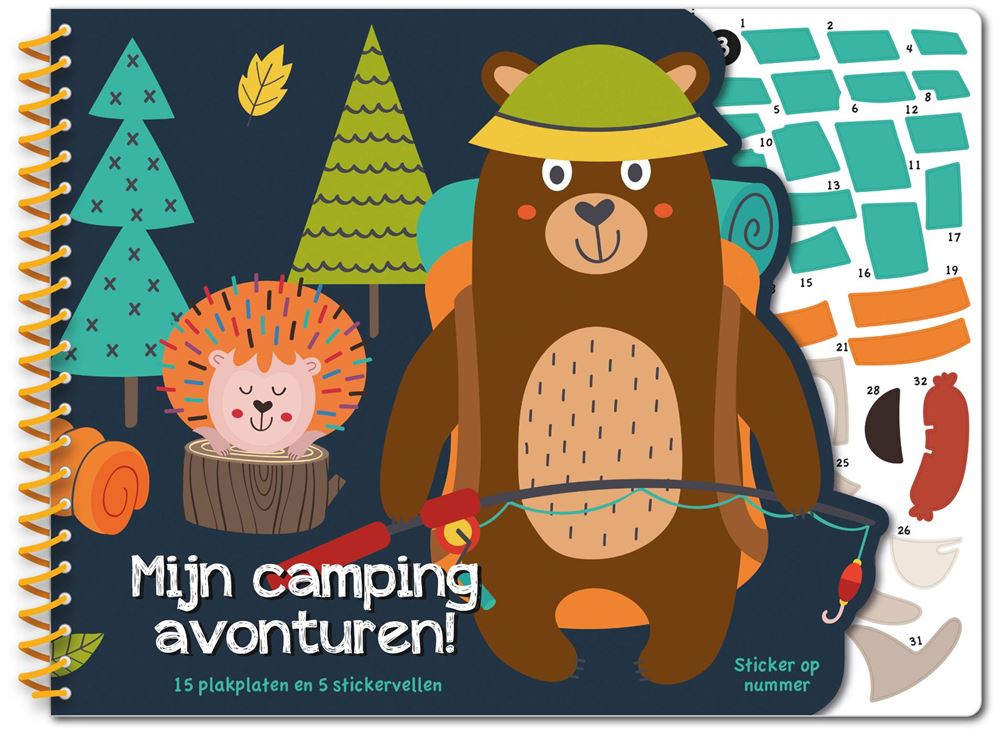 Aufkleber nach Nummer – meine Camping-Abenteuer