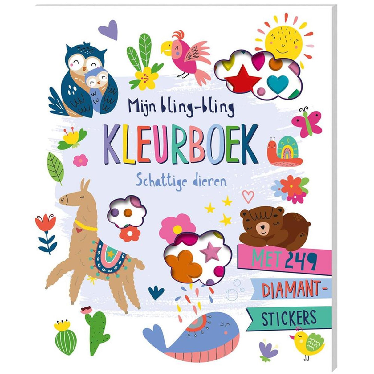 Imagebooks Bling-Bling-Malbuch mit niedlichen Tieren