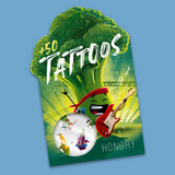 Brock- n-roll 53 tattoos. (3 vellen) 3+ | 8 stuks