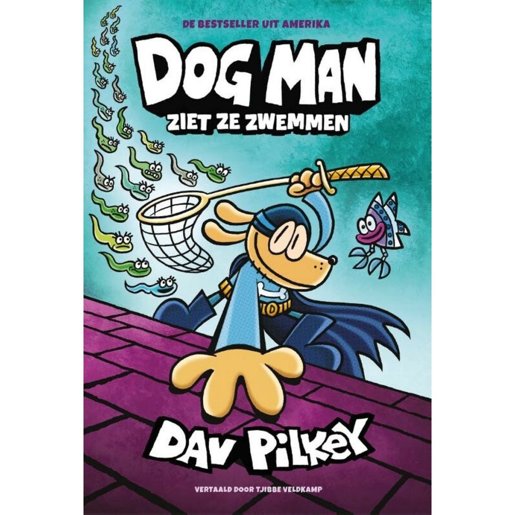 Basic Book Dog Man Teil 8 Hundemann sieht sie schwimmen