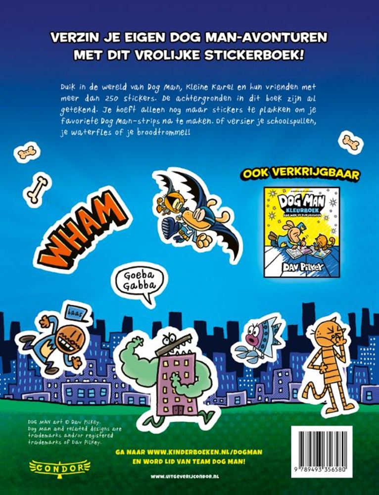 Buch „Hund Mann“-Stickerbuch