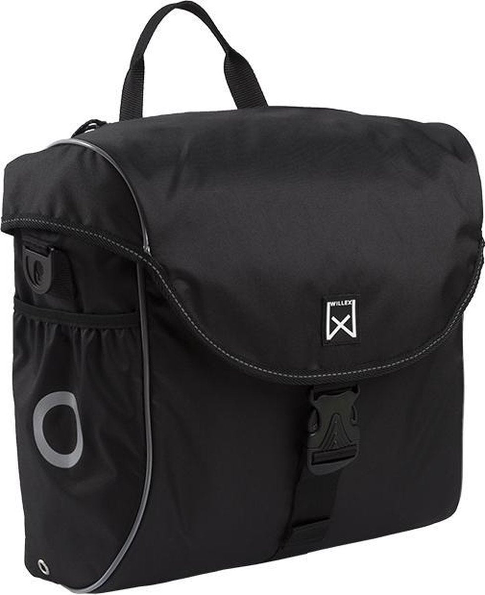 Willex - Einzeltasche 300 - Schwarz Silber - Leichtgewicht - XL 19 Liter