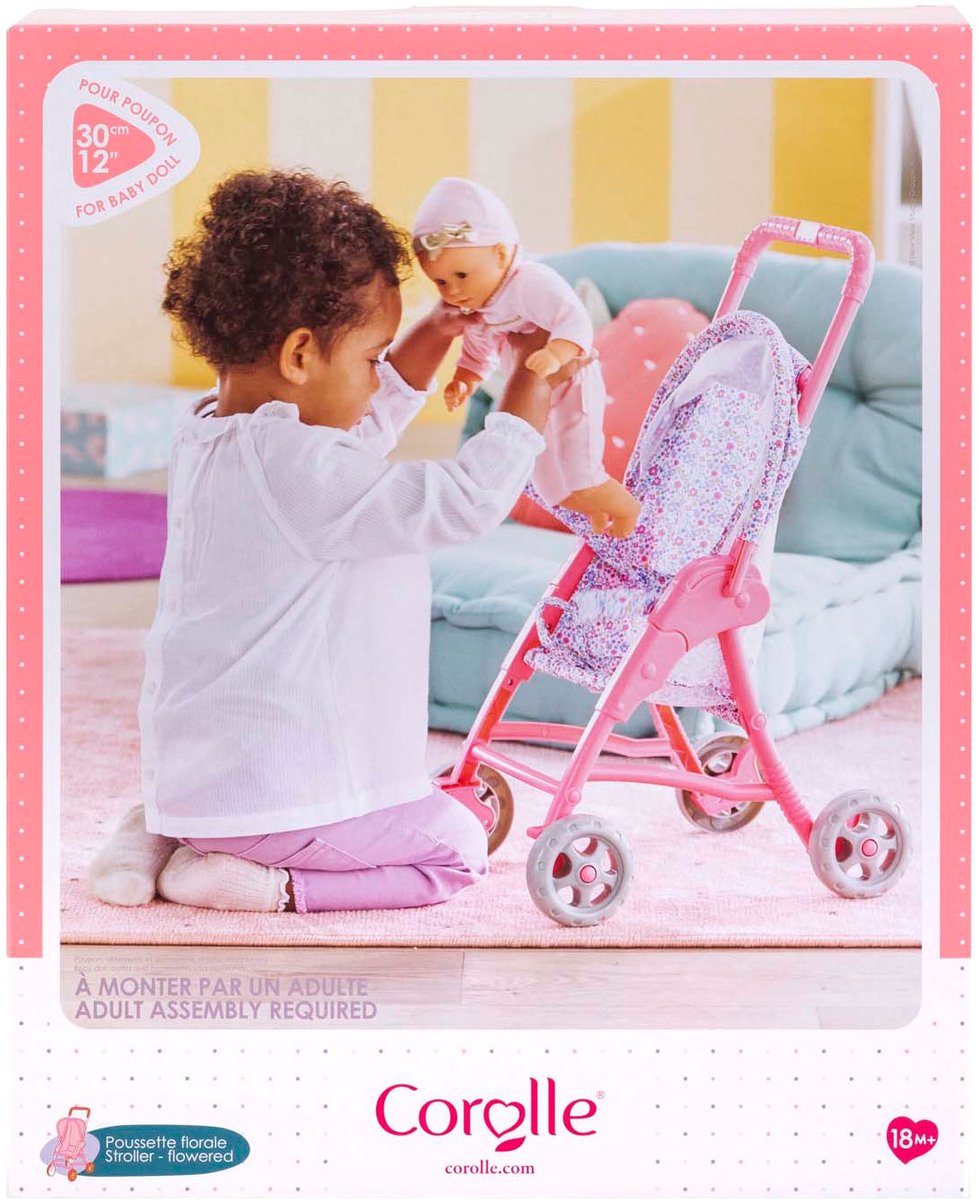Corolle Kinderwagen Blumen für Babypuppe, 30cm