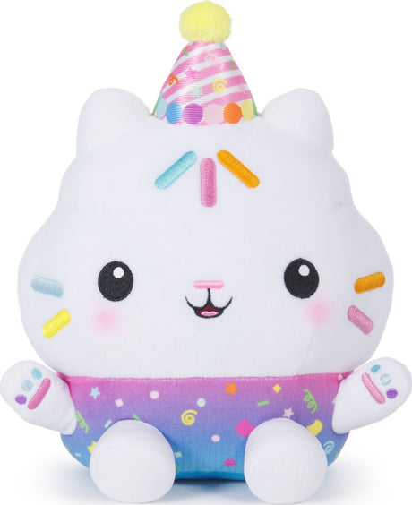 Gabbys Puppenhaus – Cakey Cat – interaktives Kuscheltier von 25 cm mit Geräuschen