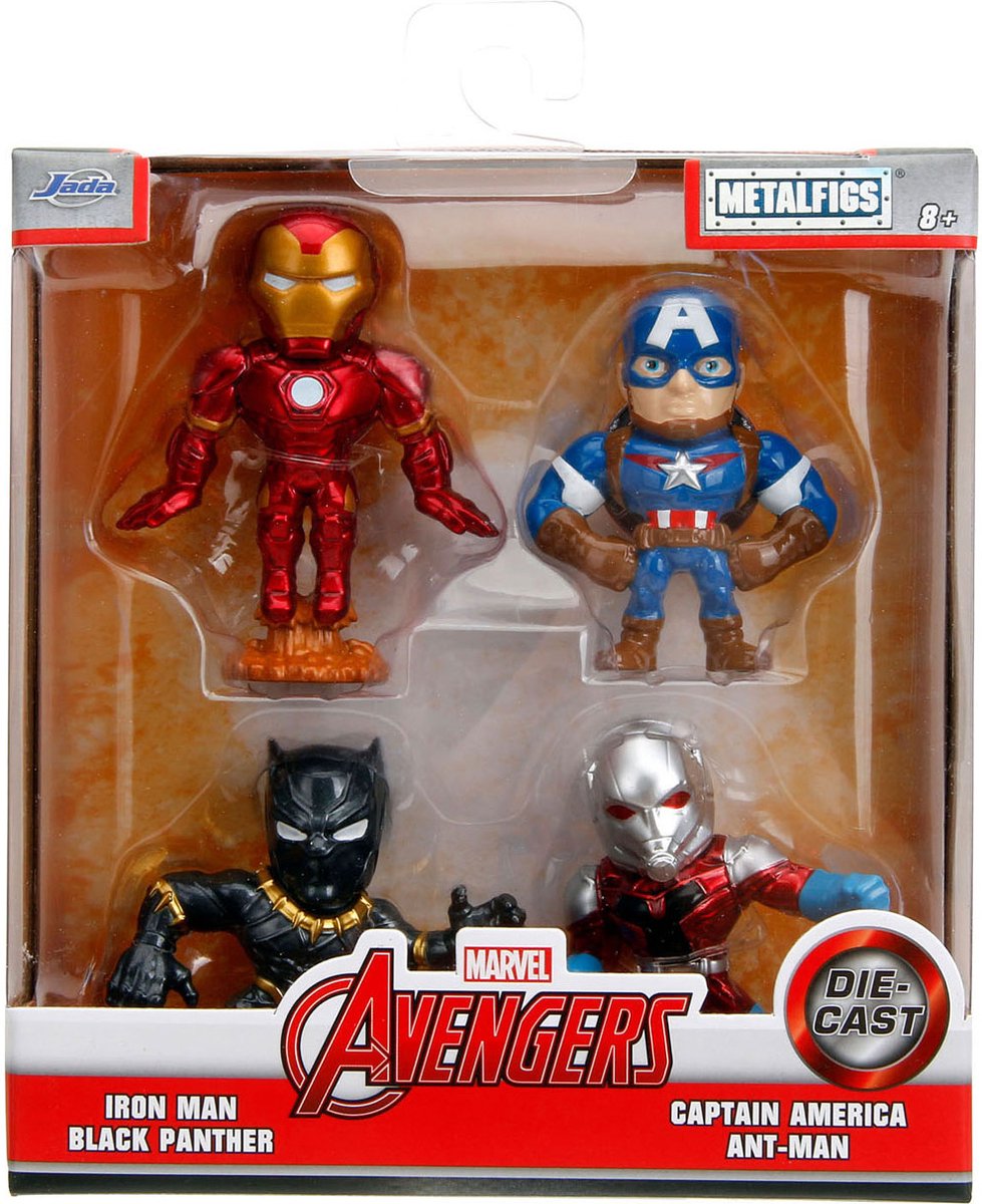 Jada Toys Jada Metallfiguren Marvel Avengers, 4-tlg.