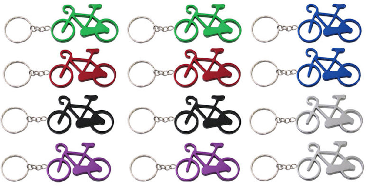 Mighty Key Ring Aluminium Fahrrad (12 Stücke)