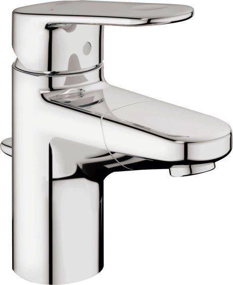 Grohe Europlus Waschtischarmatur – mit ausziehbarem Auslauf – mit ausziehbarem Ablaufgarnitur – Chrom