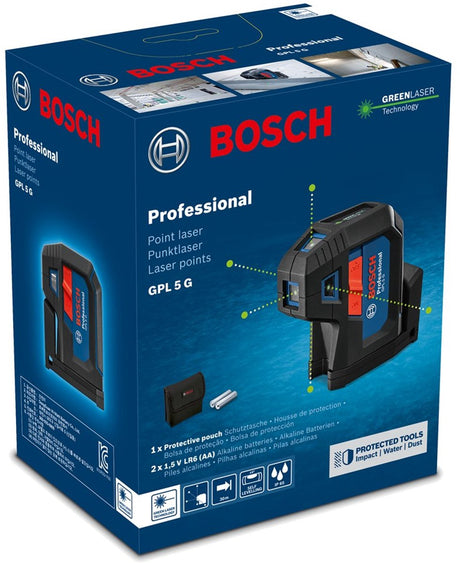 Bosch Professional GPL 5 g Punktlaser 30 m in Schutztasche – 0601066p00