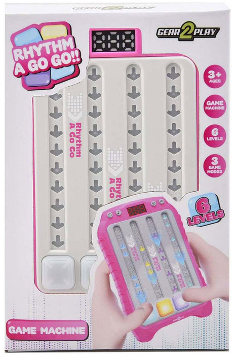 Gear2play Rhytm A Go Follow the Rhythm Game Pink