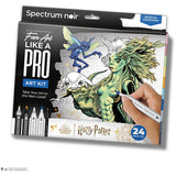 Creativ Company Hobby-Set Illustration, Harry Potter: Magische Kreaturen, verschiedene Farben, 1 Box